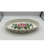 Portmeirion BOTANIC GARDEN Shrubby Peony 14 1/4&quot; Oval Baker Dish - $64.99
