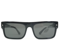 PRADA Sunglasses SPR A10 16K-08G Black Rectangular Thick Rim with Gray Lenses - £162.66 GBP