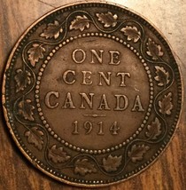 1914 Canada Large Cent Penny Coin - £2.42 GBP