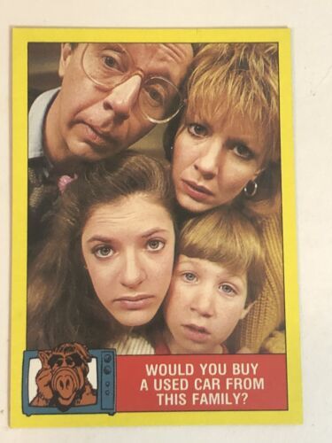 Primary image for Alf Series 1 Trading Card Vintage #18 Max Wright Andrea Elson