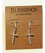 Cross 1&quot; Dangle Earrings, New #AB-373-R2 - $182.66 MXN