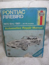 PONTIAC FIREBIRD 1970-81 All V8 Models Haynes #79018(555) Repair Manual-... - £15.68 GBP