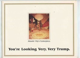 Trump Plaza Hotel &amp; Casino Empty Photo Cover Atlantic City New Jersey 1990  - £21.79 GBP
