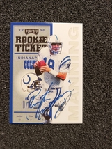 1998 Peyton Manning Playoff Autograph Rookie Card. Reprint Mint Condition  - £1.58 GBP