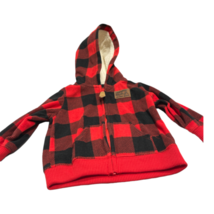 allbrand365 designer Infant Boys Buffalo Check Hoodie Color Red Plaid Size 6M - £58.99 GBP