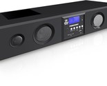 Pyle 3D Surround Bluetooth Soundbar - Sound System Bass, Psbv200Bt,Black - $129.93