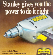 1968 Stanley Tools Mini Catalogue Advertisement Vintage Booklet Drills D... - $19.99