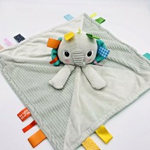 Bright Starts Elephant Lovey Cuddle n Tags Security Blanket Sensory Soother - £11.76 GBP
