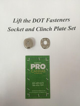 Lift the DOT Fasteners S.S Socket and Clinch Plate Kit 10 Sets - £16.62 GBP