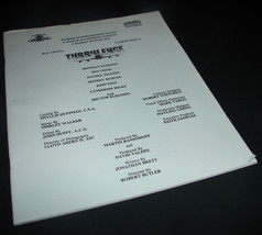 1997 TURBULENCE Movie Press Kit Production Notes Pressbook Ray Liotta La... - $14.99