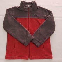 Columbia WB6760 Boys Gray &amp; Orange Full-Zip Steens Mountain Fleece Jacke... - $410.00 MXN