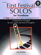 First Festival Solos for Trombone 20 Easy Solos with Piano Accompaniment... - £13.36 GBP