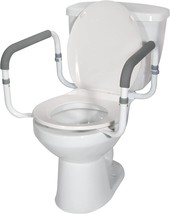 Drive Medical Rtl12087 Bathroom Grab Bar For Toilets, White - $43.99
