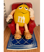 Vintage M and M Candy Dispenser Yellow in Chair, 1999 [e-06] - $229.98 MXN