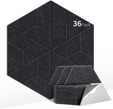 Yoillione 36 Pack Acoustic Panels, Dark Grey, Soundproof Wall Panels, Soundproof - £25.28 GBP