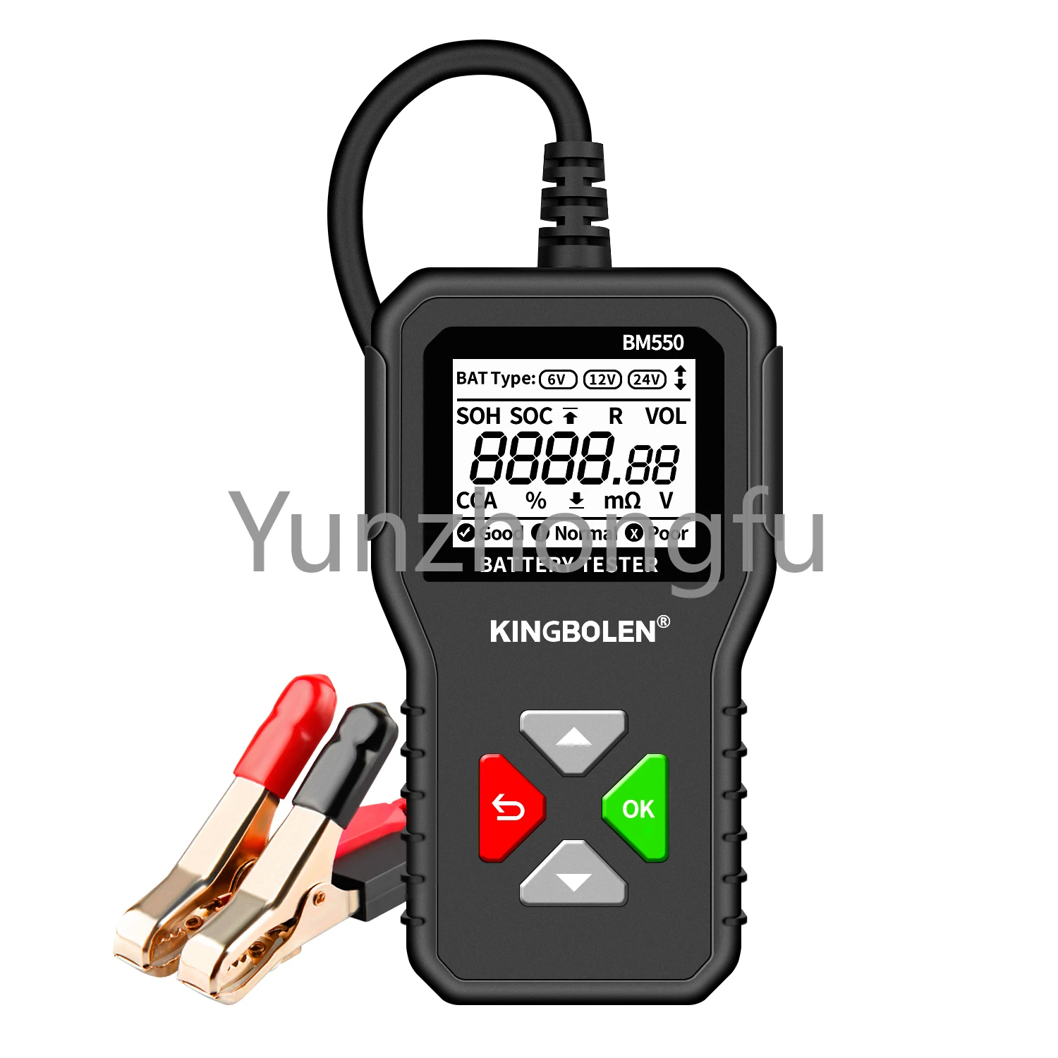 BM550 6V 12V 24V Car Battery Tester Truck OBD2 Diagnostic Tool Obd 2 Scanner 100 - £110.19 GBP