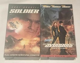 Soldier (VHS Screener) Kurt Russell &amp; The Avengers (VHS Screener)  - £4.44 GBP