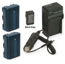 2 Batteries + Charger For Sony DCR-TRV38 TRV39 TRV40 TRV408 TRV418 TRV430 TRV460 - £38.16 GBP