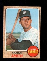 1968 Topps #596 Charlie Smith Vg Yankees (Wax) *NY12753 - £3.09 GBP