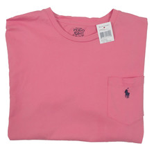 NEW Polo Ralph Lauren Polo Player T Shirt!  Pink With Navy Polo Player  *Pocket* - £23.72 GBP