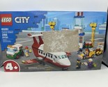 Lego City 60261 Central Airport 286 Pcs, Airplane Plane, Unopened DAMAGE... - $79.88