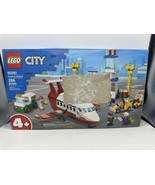 Lego City 60261 Central Airport 286 Pcs, Airplane Plane, Unopened DAMAGE... - £62.81 GBP