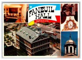 Aerial View of Faneuil Hall in Boston, Massachusetts Postcard Unposted - £3.84 GBP