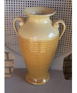 HOSLEY POTTERIES HUGE RINGED URN  VASE/ Vintage Gold Vase - £27.28 GBP