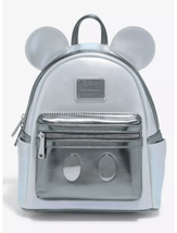 Loungefly Disney100 Mickey Mouse Platinum Mini Backpack - $80.00