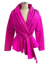 NWT Stunning Oscar de la Renta Women&#39;s 100% Silk Jacket Blazer Sportcoat... - $247.49