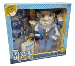 Mensch on a Bench Hanukkah Plush Doll w/Hardcover Book and Removable Bench New - £20.23 GBP