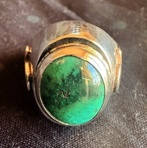 Sterling Silver Signet Ring w/Turquoise - $850.00