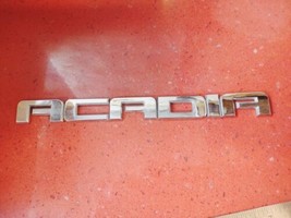 Oem GMC Acadia Front Door Nameplate Logo Emblem Decorate Chrome - £7.07 GBP