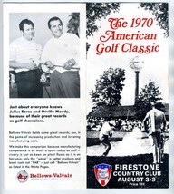 American Golf Classic 1970 Final Round Program Firestone Akron PGA  - £23.66 GBP