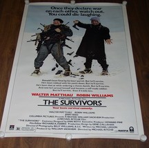 THE SURVIVORS MOVIE PROMO HOME VIDEO POSTER VINTAGE 1983 COLUMBIA PICTURES - £23.42 GBP