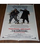 THE SURVIVORS MOVIE PROMO HOME VIDEO POSTER VINTAGE 1983 COLUMBIA PICTURES - $567.66 MXN