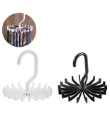 Neck Tie Rack 360° Adjustable Hanger Organizer Scarf Belt Hook Storage H... - $16.62 CAD