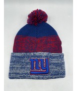 New York Giants Beanie Northward Royal Cuffed Pom Blue Knit NFL Hat NWT - $14.49