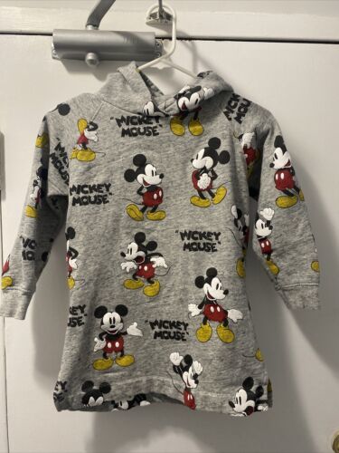 Authentic Disney Zara Girls Size 9 Mickey Mouse Hoodie Sweater - Official GUC - $10.36