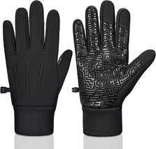 Winter Gloves Men Touchscreen Waterproof, Womens Gloves Windproof (Size:L) - £14.45 GBP