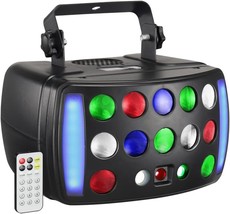 DJ Light Disco Light Stage Light 4 in 1 with RGBW Derby Beam Led Strobe Red Gree - £157.48 GBP