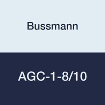 Bussmann AGC-1-8/10 AGC Series Fuse, Fast Acting, 1-8/10 Amp, 250V, Glas... - $25.25