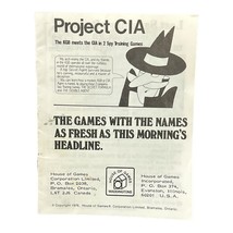 Vintage Waddingtons House of Games 1976 Advertising Booklet Insert CIA Ratrace - £2.63 GBP