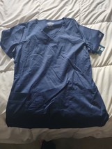 Cherokee Size XS Navy Women&#39;s Nursing Scrubs Shirt - £30.97 GBP