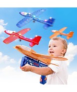 3 Pack Airplane Launcher Toy, Led Foam Glider Plane Launcher Catapult Wi... - £21.89 GBP