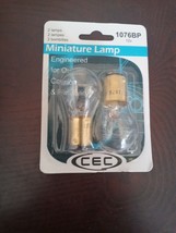CEC Miniature Lamp 1076 BP 2 Lamps Bulbs - £14.70 GBP