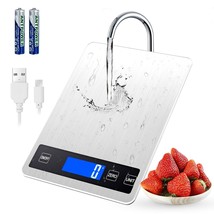 33Lb Food Digital Scale, Kitchen Scale Batteries And Usb Charging,1G/0.05Oz - $35.96