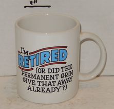 Retirement Coffee Mug Cup Ceramic by Shoebox - $8.88