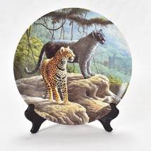 VTG The Jaguar Plate Great Cats of the Americas Lee Cable Knowles Wildlife Scene - £23.45 GBP