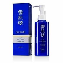 KOSE Sekkisei White Milky Wash 140ml Face Cleansers Brand New From Japan - $49.99